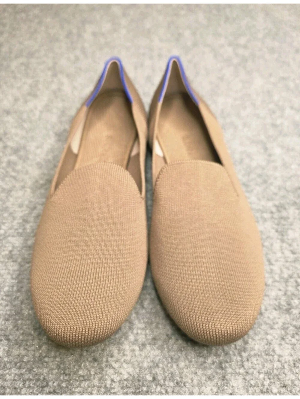 Rothy's The Almond Loafer Taupe Mocha Brown Flats Women's Size 9.5 NWOB